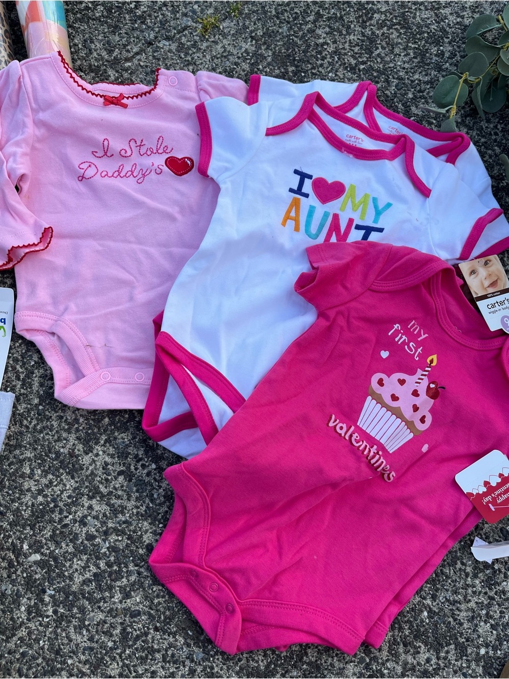 3 NEW Carter's Onesie Set